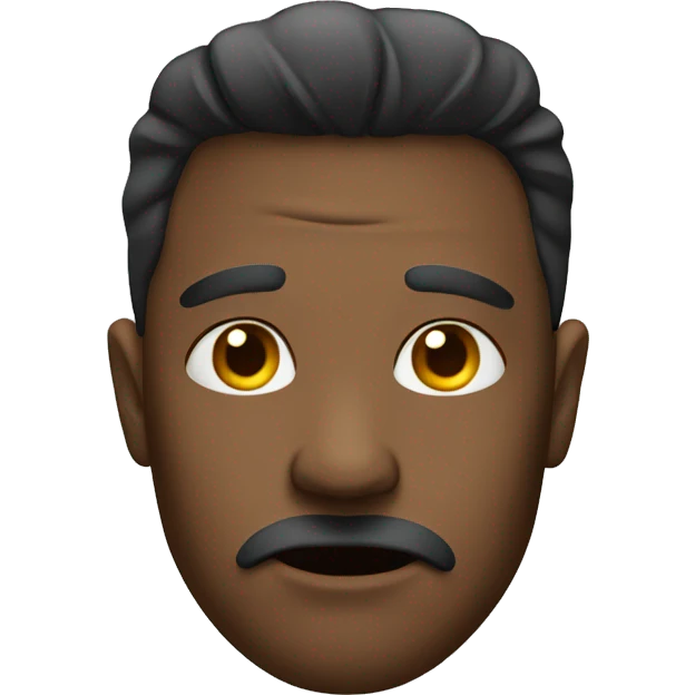 Face with estranged style  emoji