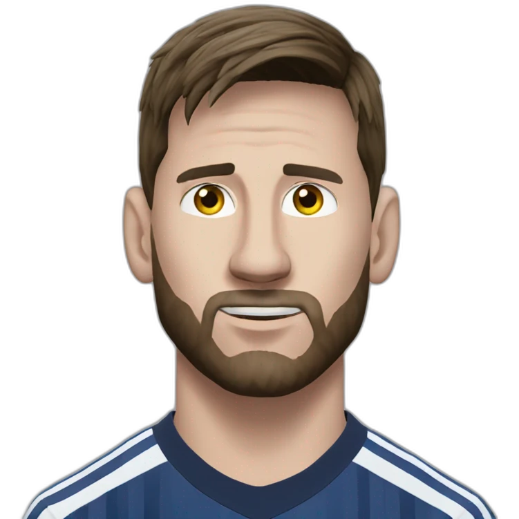 Messi tire coup franc emoji