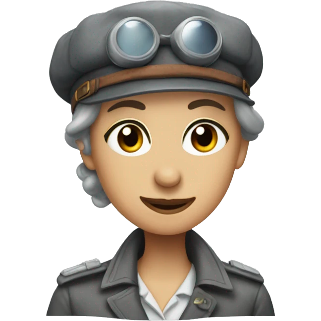 pigeon that looks like amelia earhart emoji