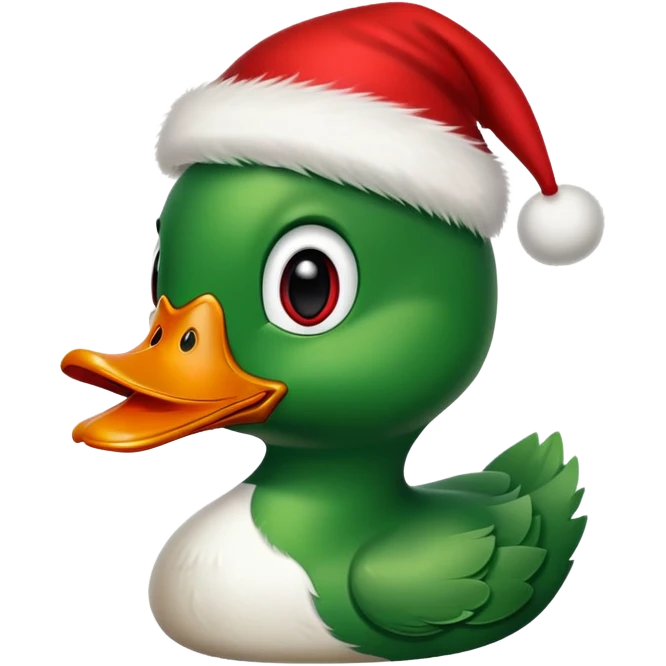 Holly duck emoji