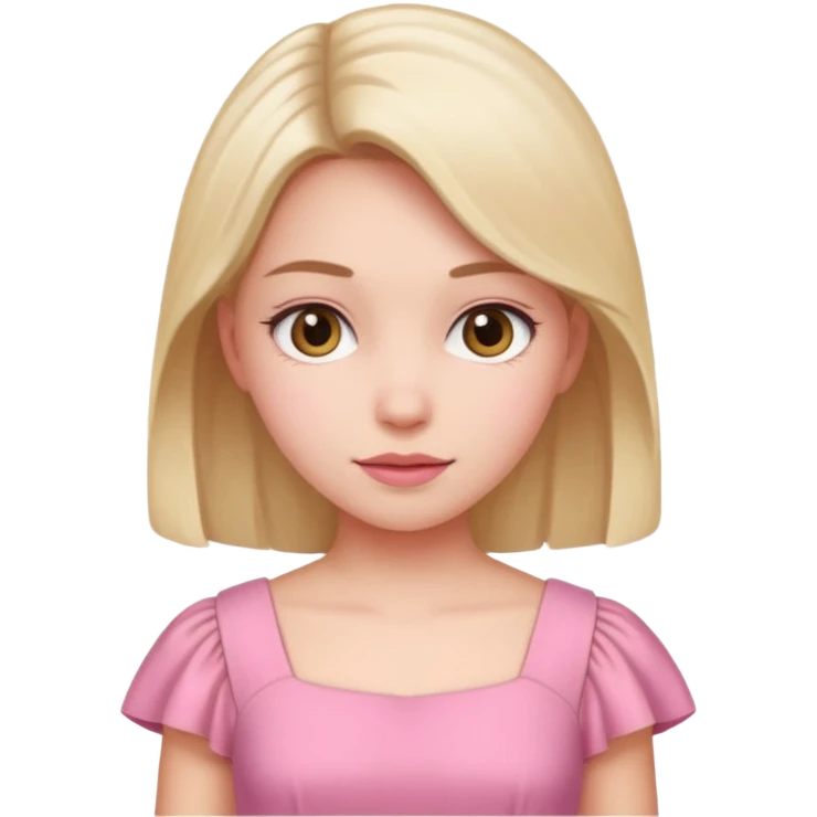 pink dress girl emoji
