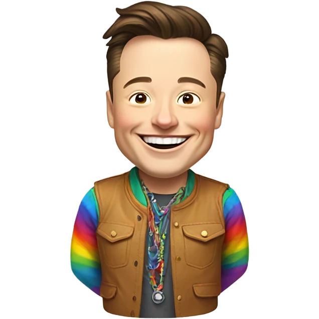 gay elon musk emoji