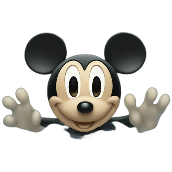 mickey mouse swimming emoji