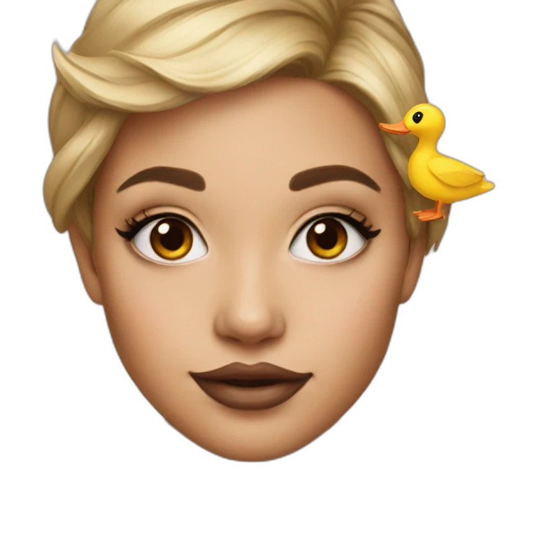 duckling makeup emoji