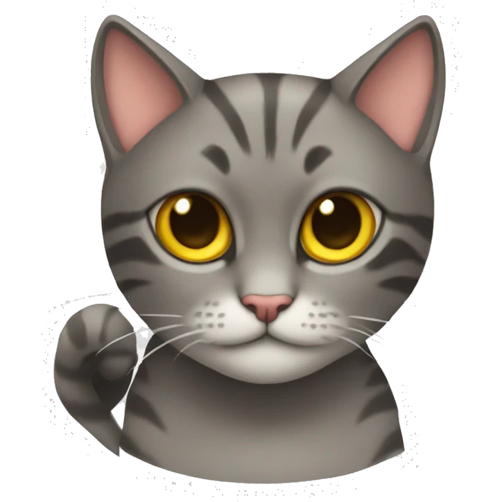 Gato con moño emoji