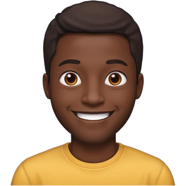 Black man emoji