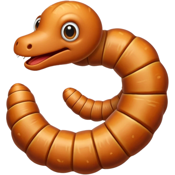 Worm emoji