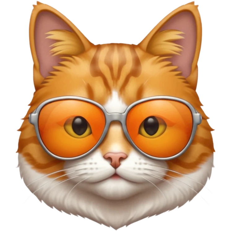 Cat wearing sunglasses emoji