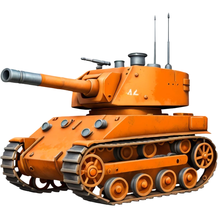 orange army tanks emoji