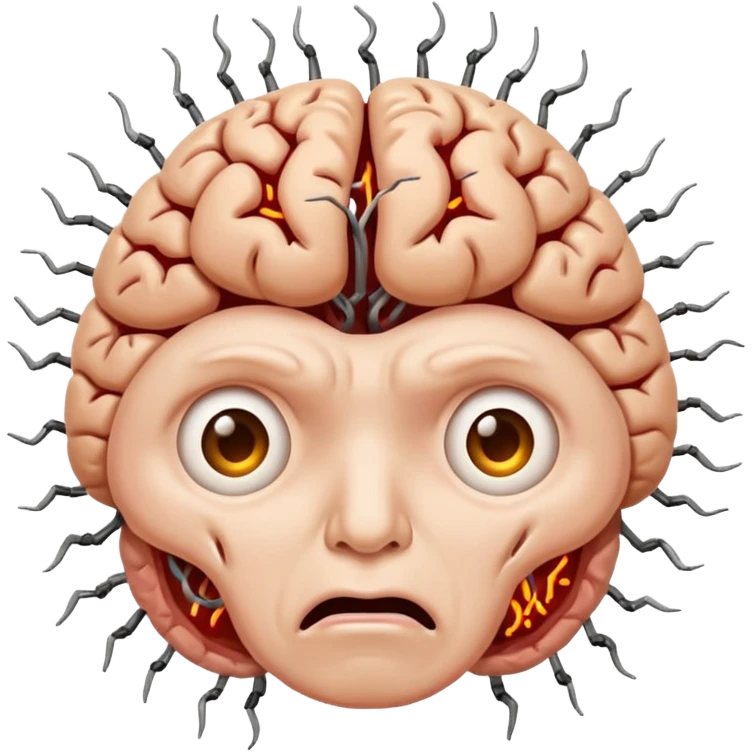 Brain is shoked emoji