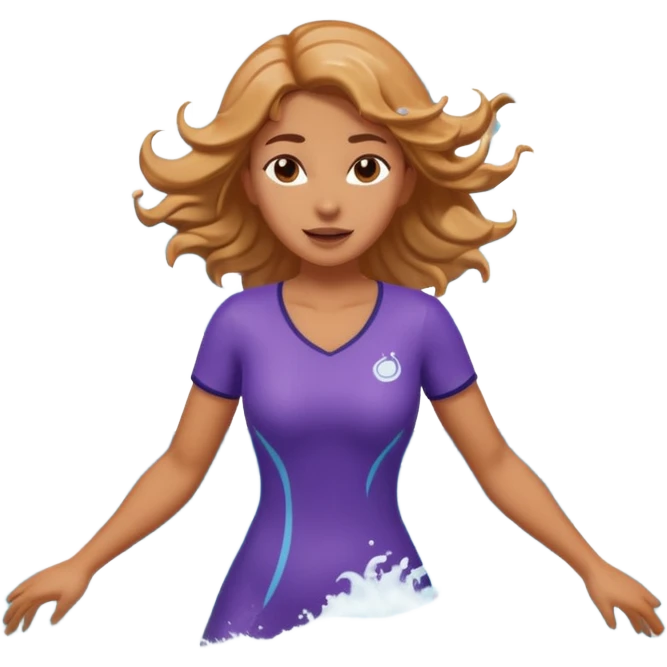 woman standing in ocean waves, water splashing around her, confident expression, dynamic sea motion, cinematic ocean vibe, 3D cartoon style, mobile game icon style, clean background, no text, no watermark
  emoji