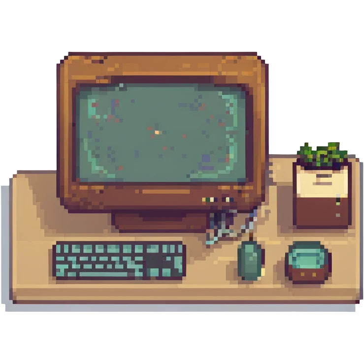 Sleepy desktop computer
 emoji