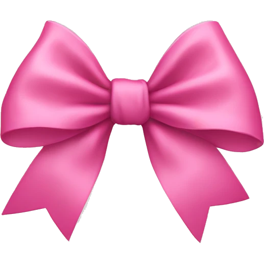 pink bow emoji