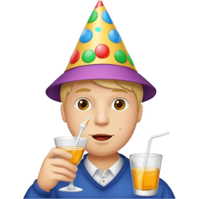 Drinking shots emoji