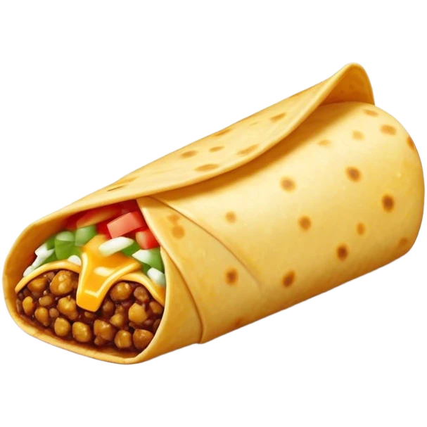 Hexagon burrito emoji