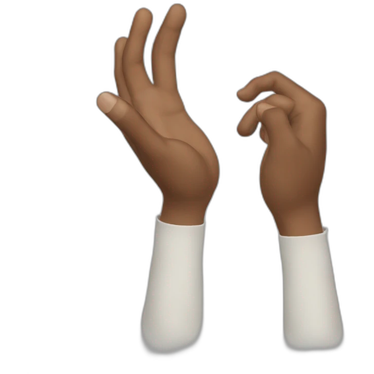 downs side hand postion emoji