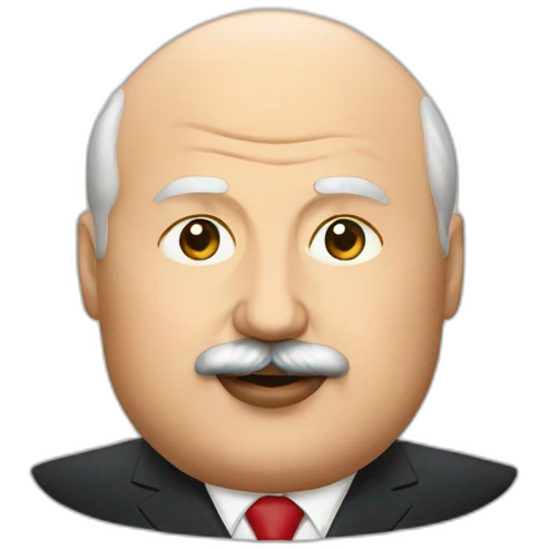 Lukashenko with potato emoji