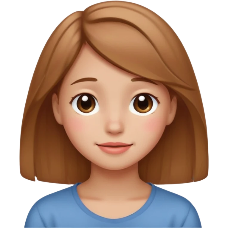 Blushing, shy, little tears, happy emoji