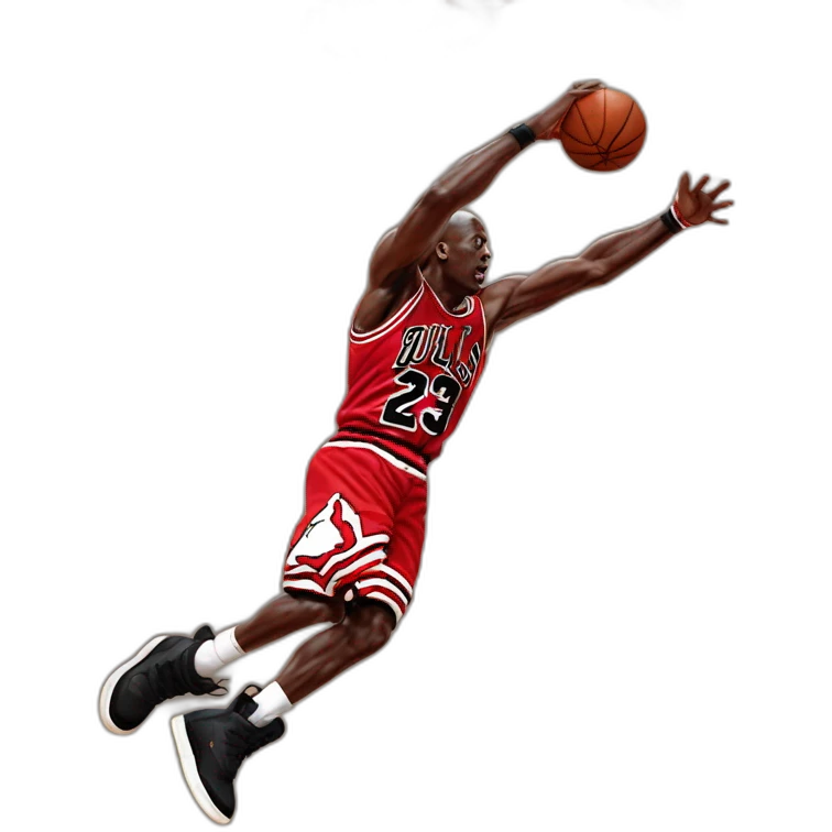 Michael jordan slam dunk emoji