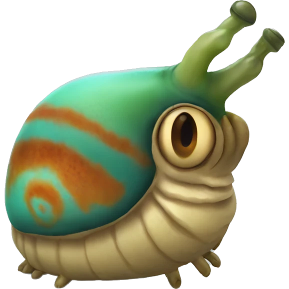 A shaman slug emoji
