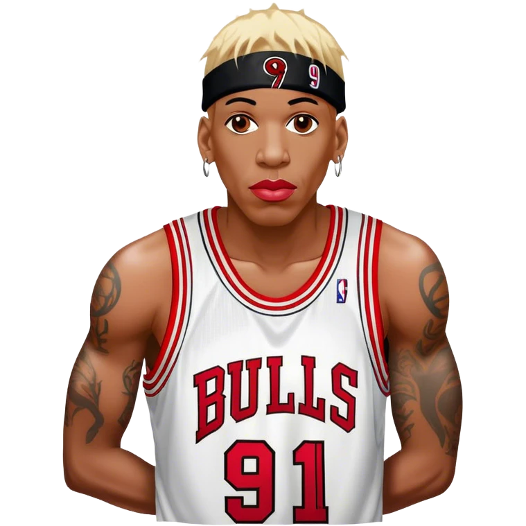 Dennis Rodman Chicago bulls #91 emoji