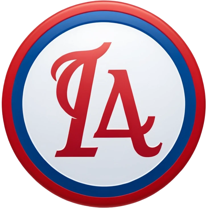 LA dodgers logo emoji