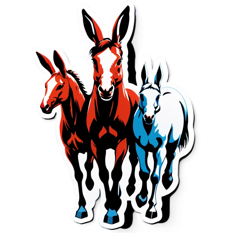 One rabbit killed two horses emoji