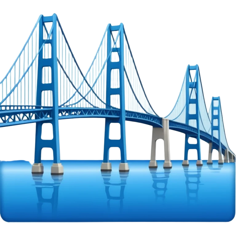 Mackinac Bridge emoji