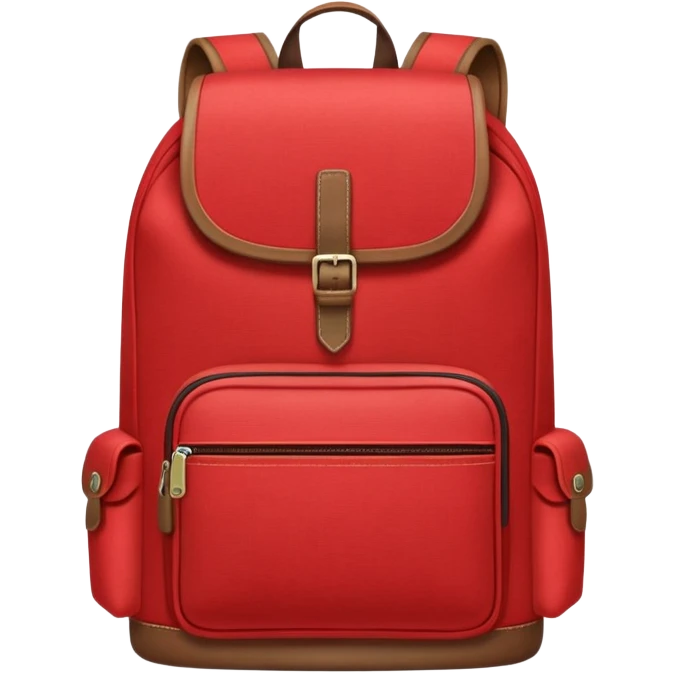 red BackPack emoji