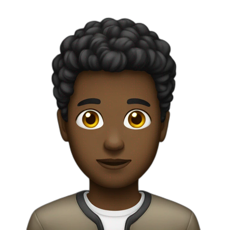 Un jeune noir emoji