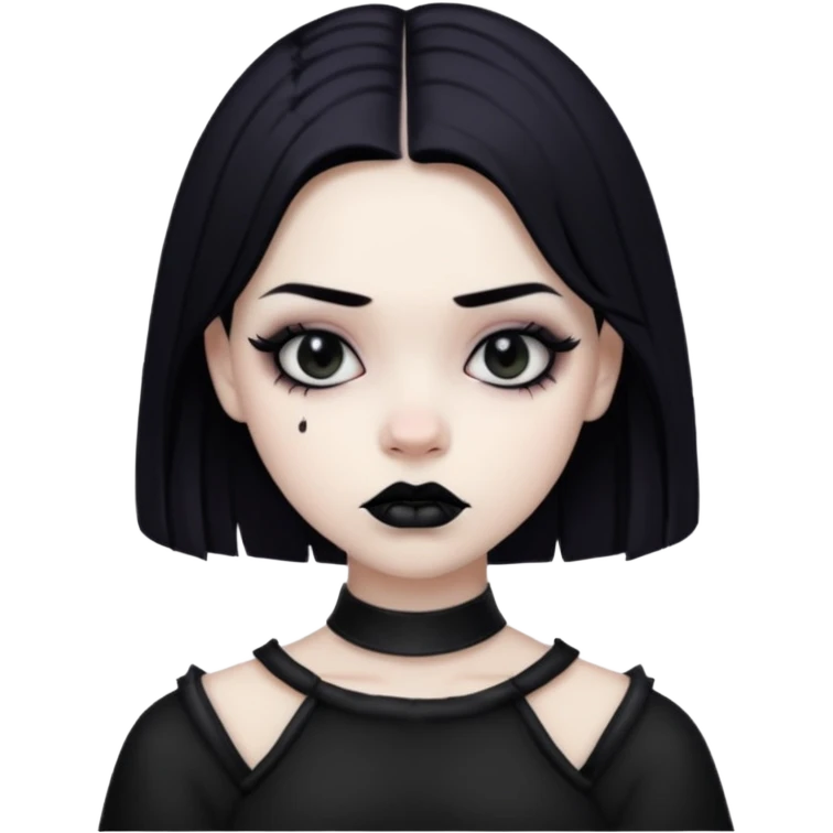 Enmity - state or feeling of being actively opposed or hostile - gothic teenager emoji