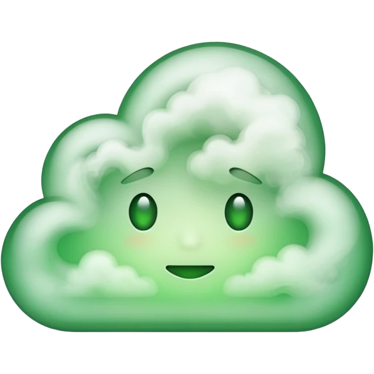 smell smoke green emoji