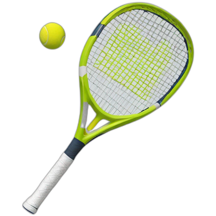 raquete de padel e uma bola emoji