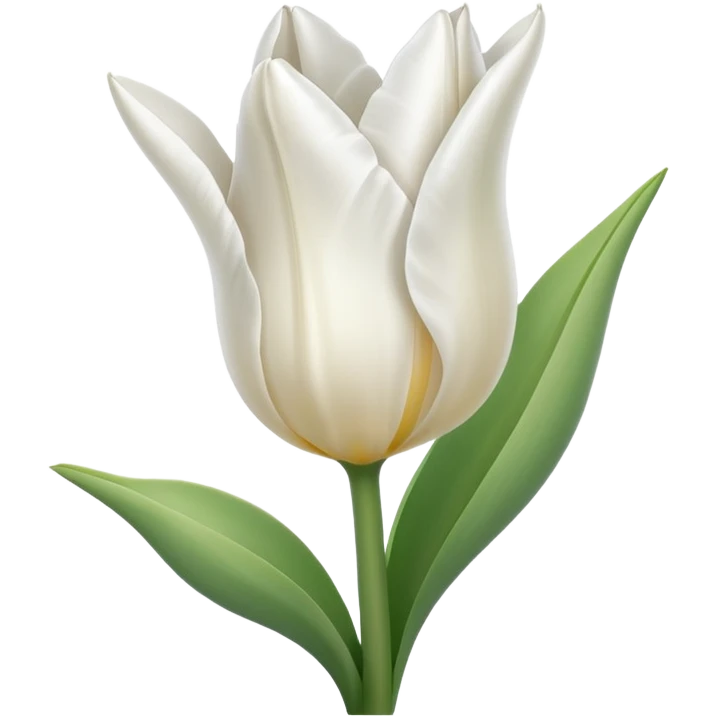 White tulip emoji