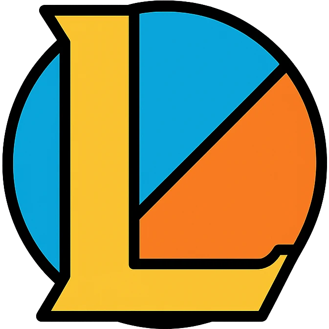 colored League of Legends logo icon emoji