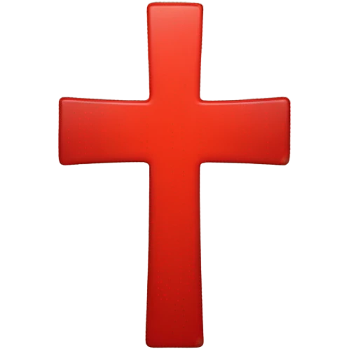 Red christian cross emoji