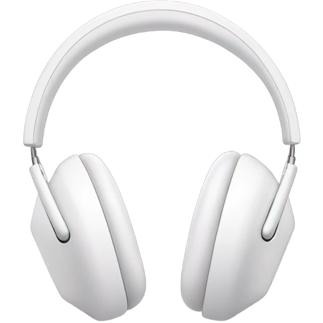 An aesthetic pair of headphones airpods max  emoji
