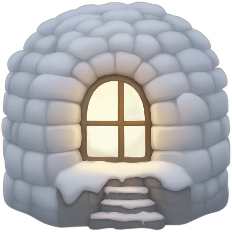 igloo in xmas hohoh emoji