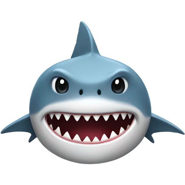 Shark wearing a hoodie emoji