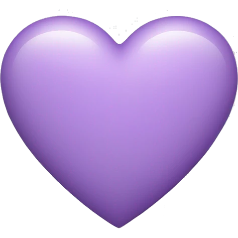 Light Purple Heart  emoji