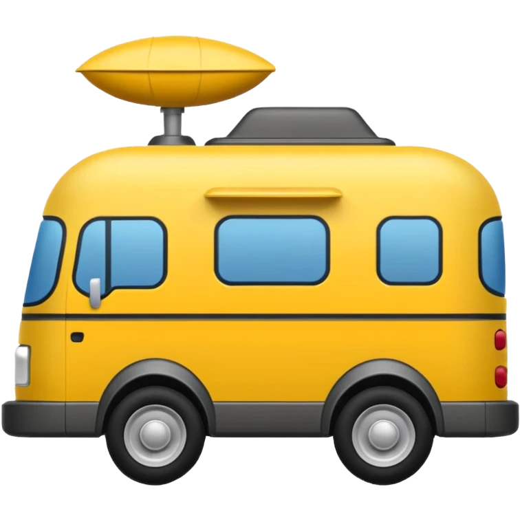 caravane profil, style emoji Discord, design minimaliste, sans texte emoji