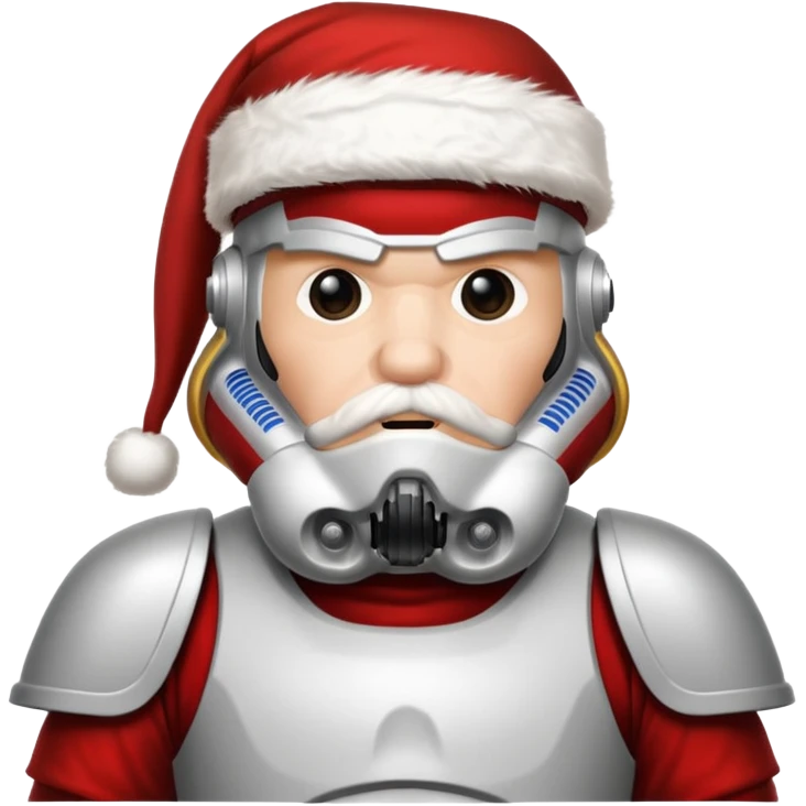 storm trooper santa emoji