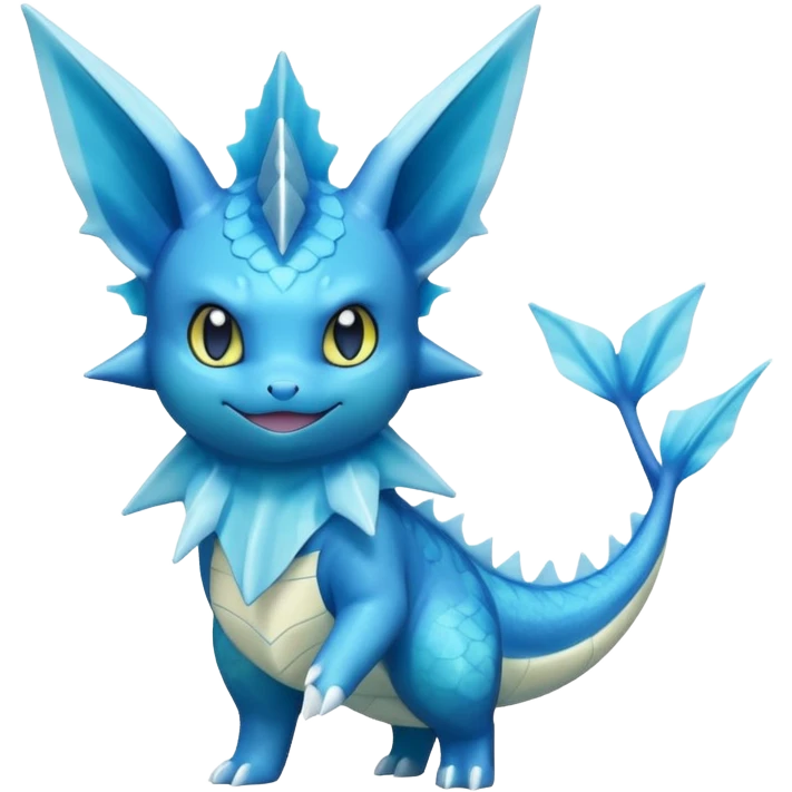 Amaura-Gible-Vaporeon-Pokémon (full body) emoji
