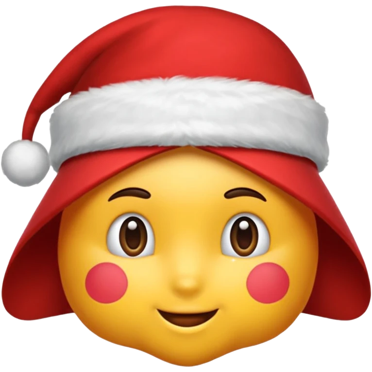 Новогодняя шапка emoji