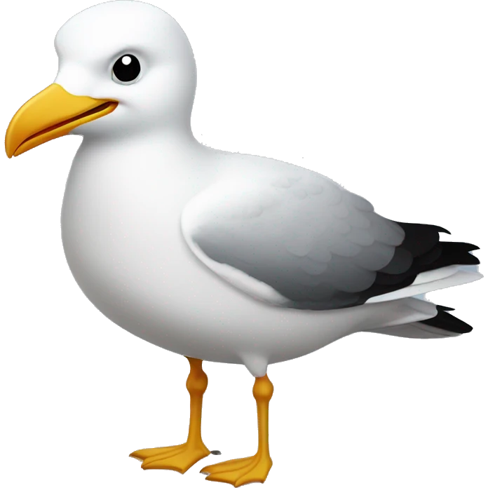 Cartoonish Seagull emoji
