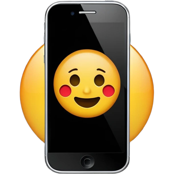 Generate a realistic emoji of an phone using artificial intelligence emoji