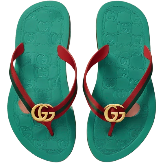 gucci flip flops emoji