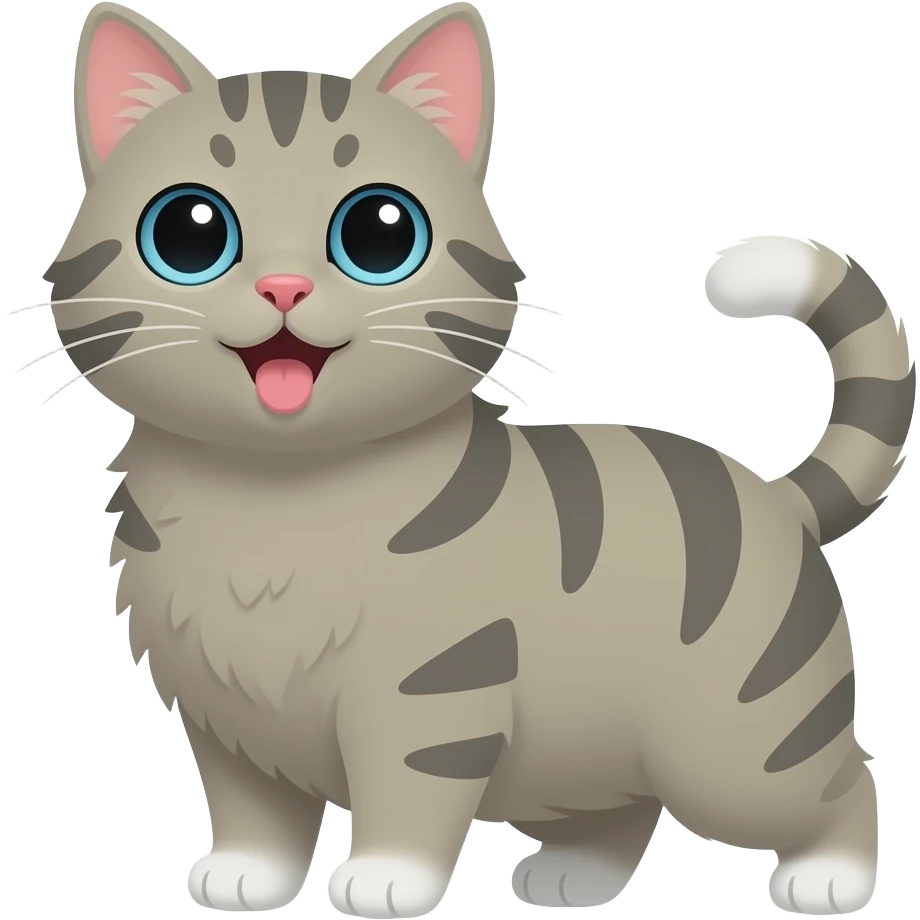 nyan cat saying meow emoji