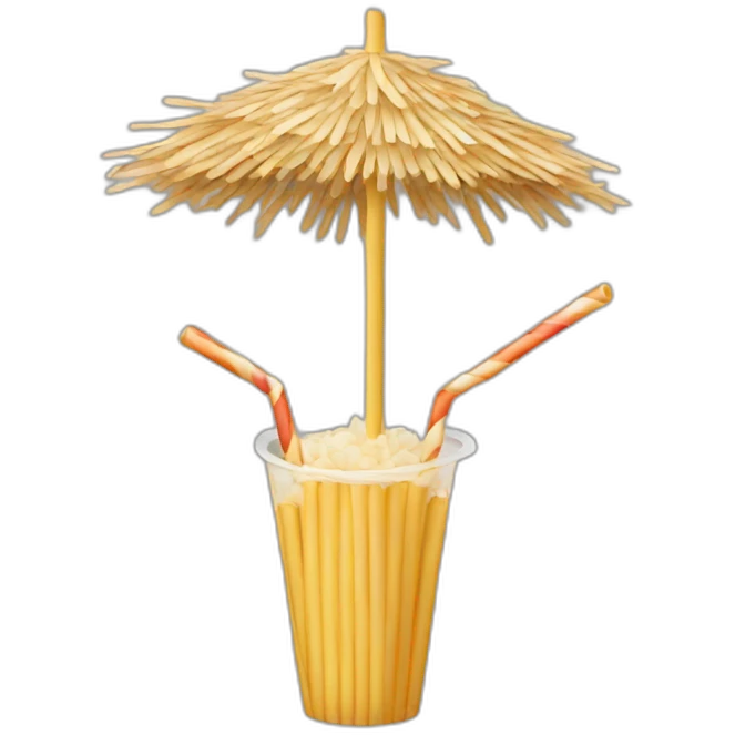 Straw emoji
