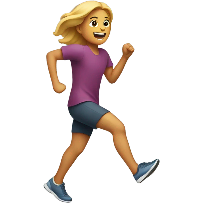 Me running emoji